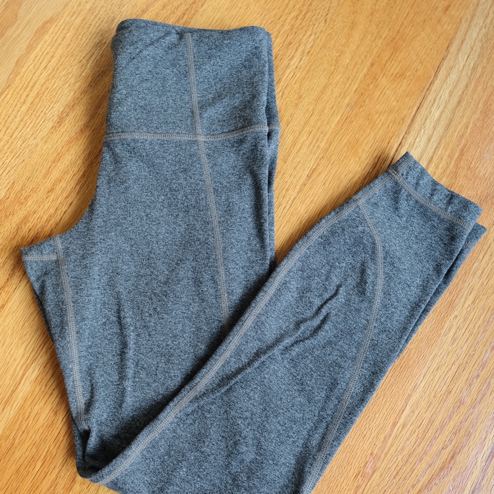 Athleta Heathered Gray Leggings, Size XS